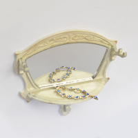 Art Nouveau Shelf Mirror